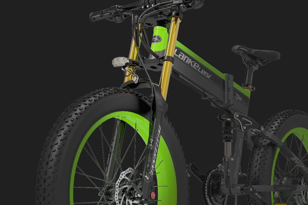Lankeleisi Ammortizzatore Anteriore Forcella E-Bike Bici
