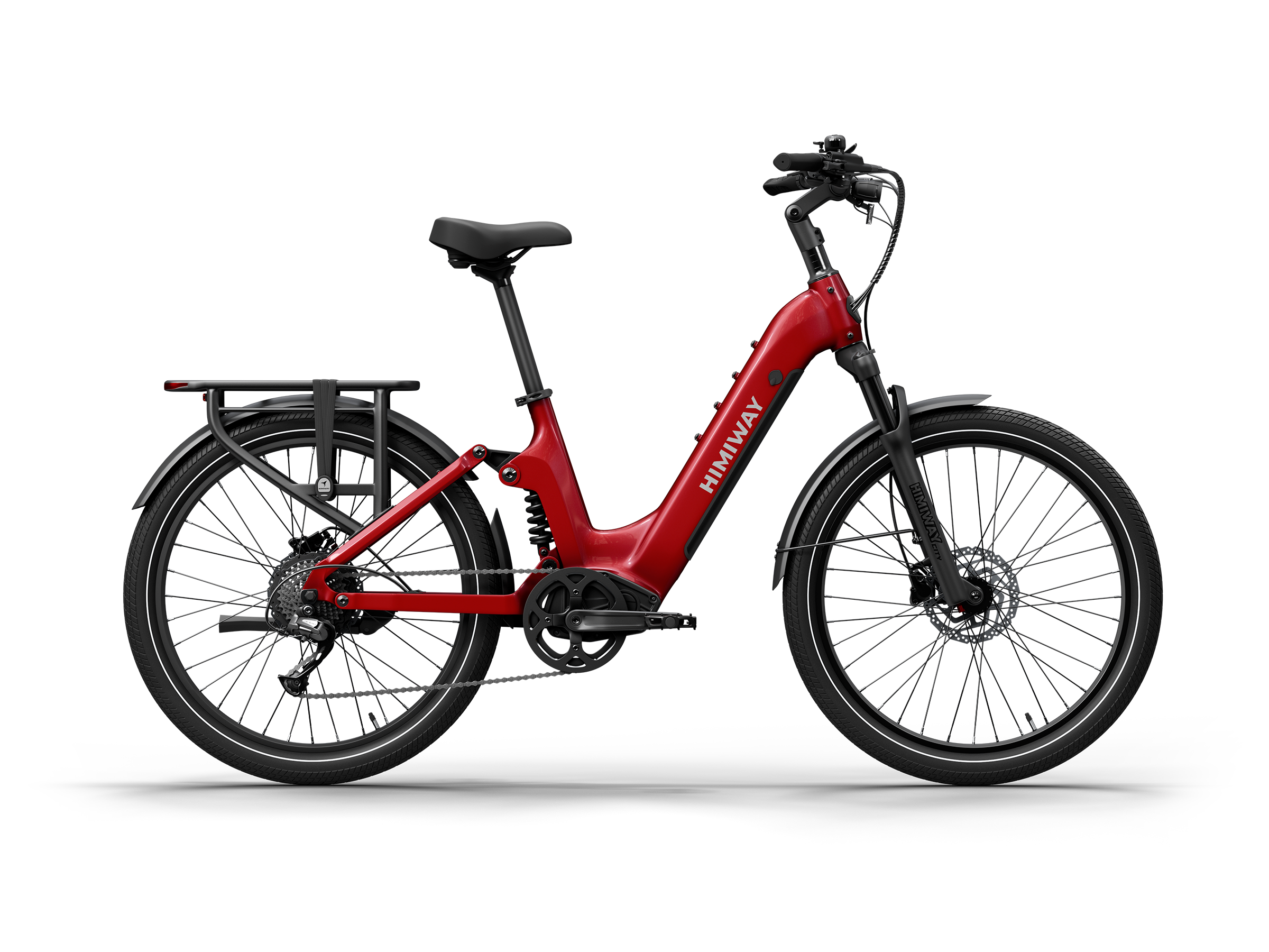 Himiway A7 Commuter Bici Elettrica Full Blu Notte Regular