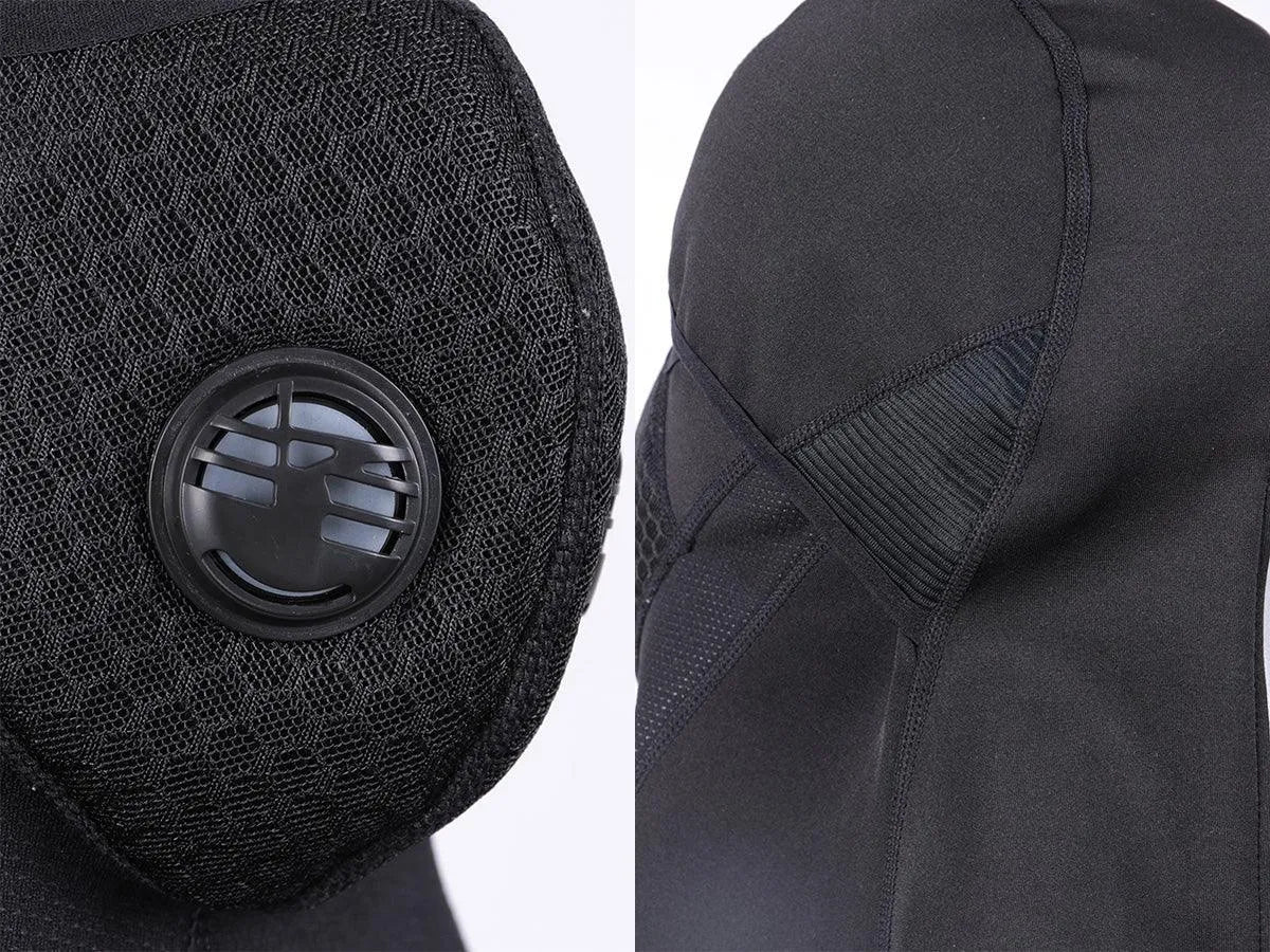 Himiway Passamontagna Invernale Pile Balaclava Antivento Nero