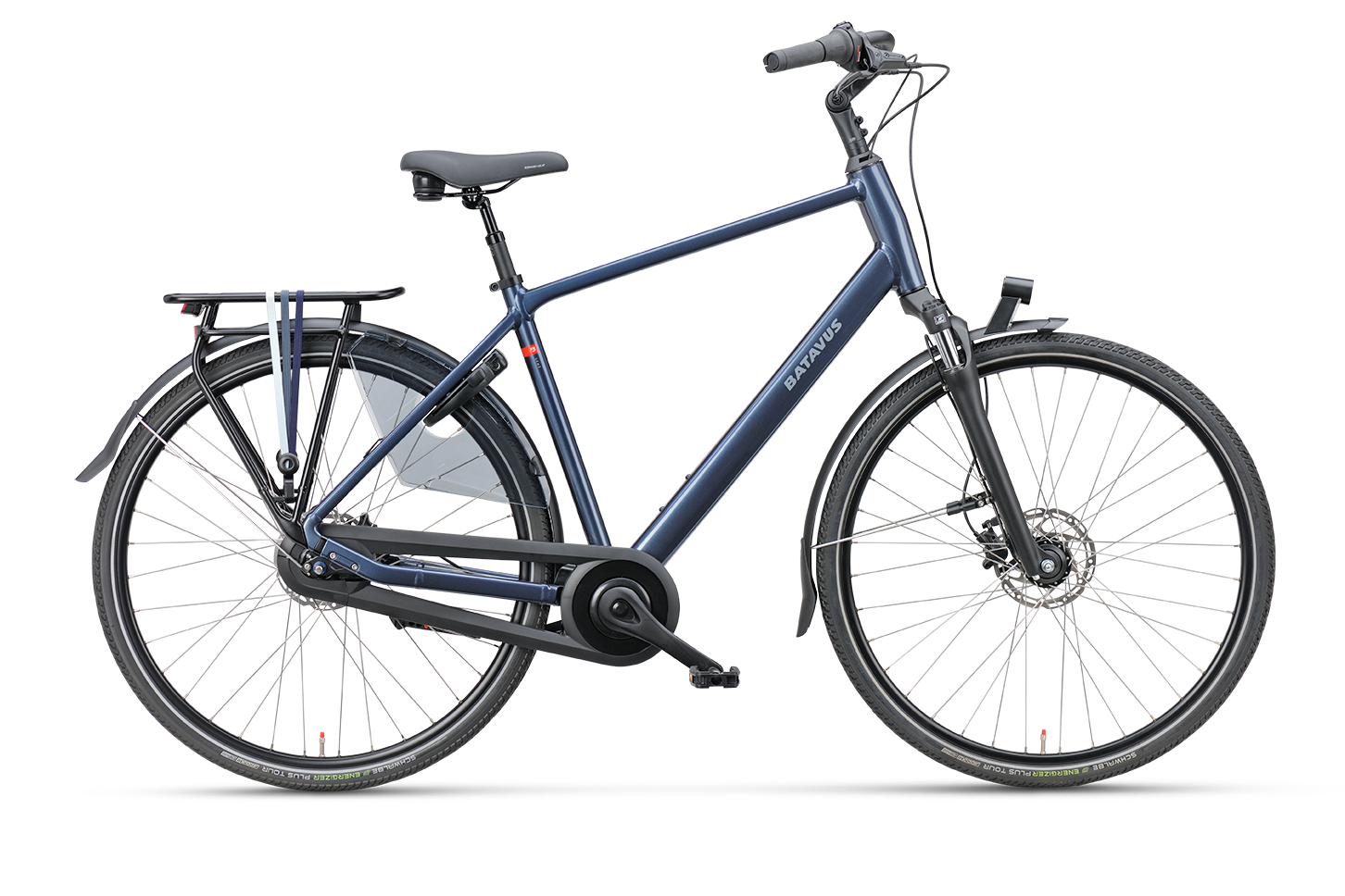 Batavus Senz Comfort bici elettrica blu telaio basso