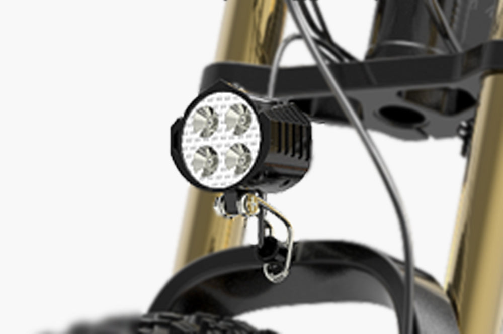 Lankeleisi Faro LED Bici Elettrica Anteriore Telaio