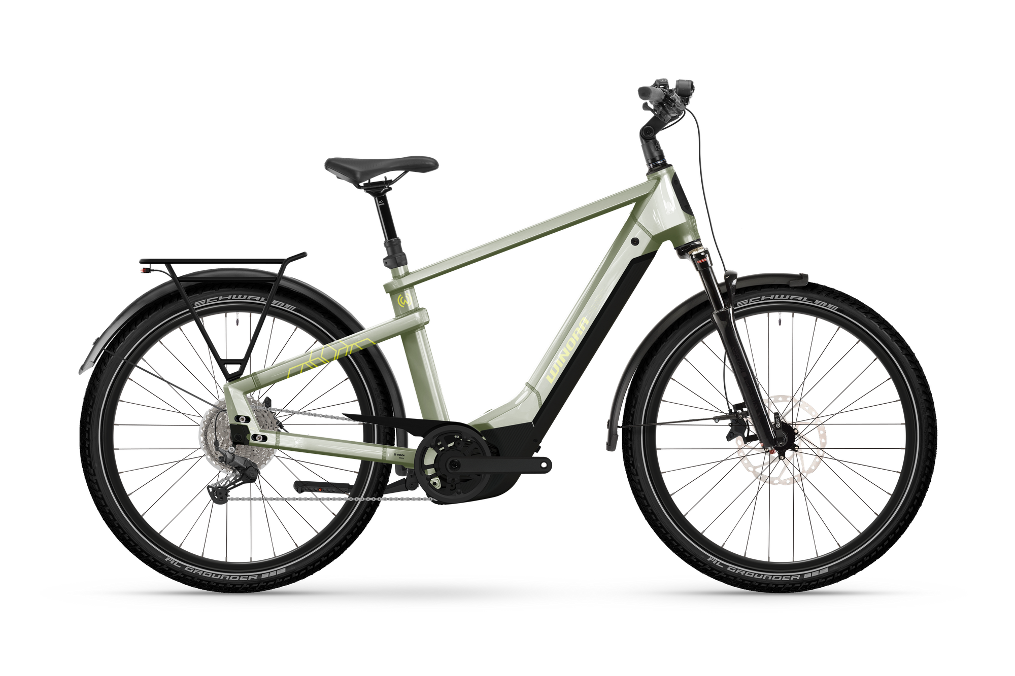 Winora Yakun X10 bici elettrica trekking Bosch 800Wh