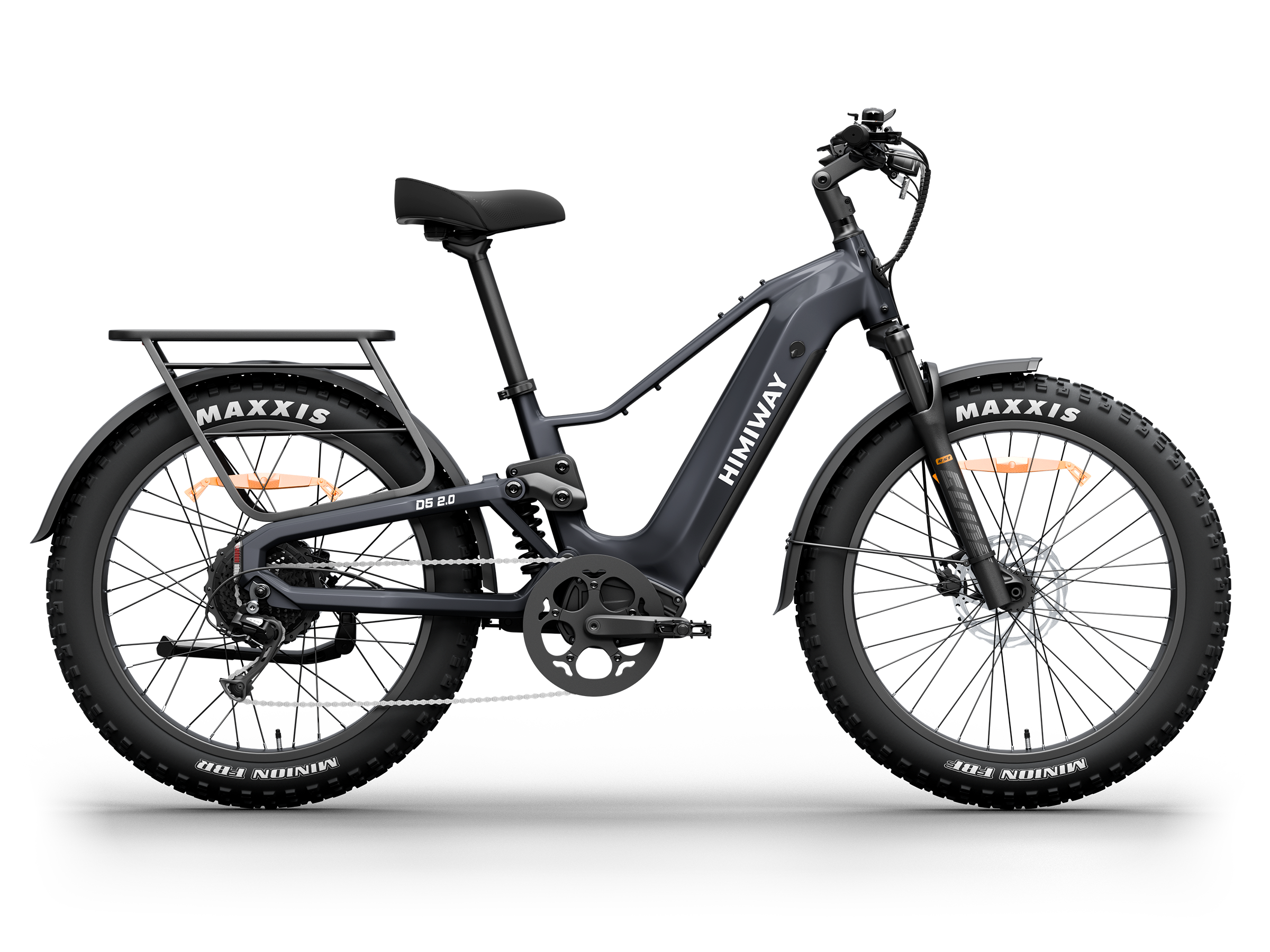 Himiway D5 2.0 bici elettrica full grigia 750W 15Ah