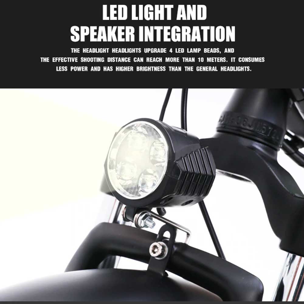 Shengmilo MX20 bici elettrica pieghevole bianca 20" fat