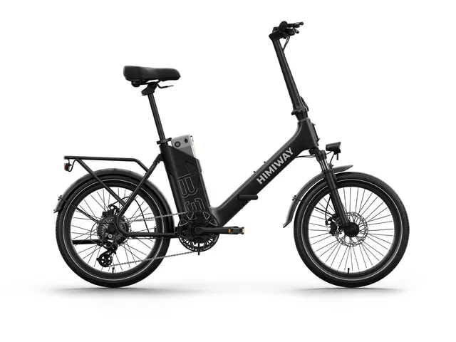 Himiway B3 Bici Elettrica Pieghevole Nera City 70 Miglia