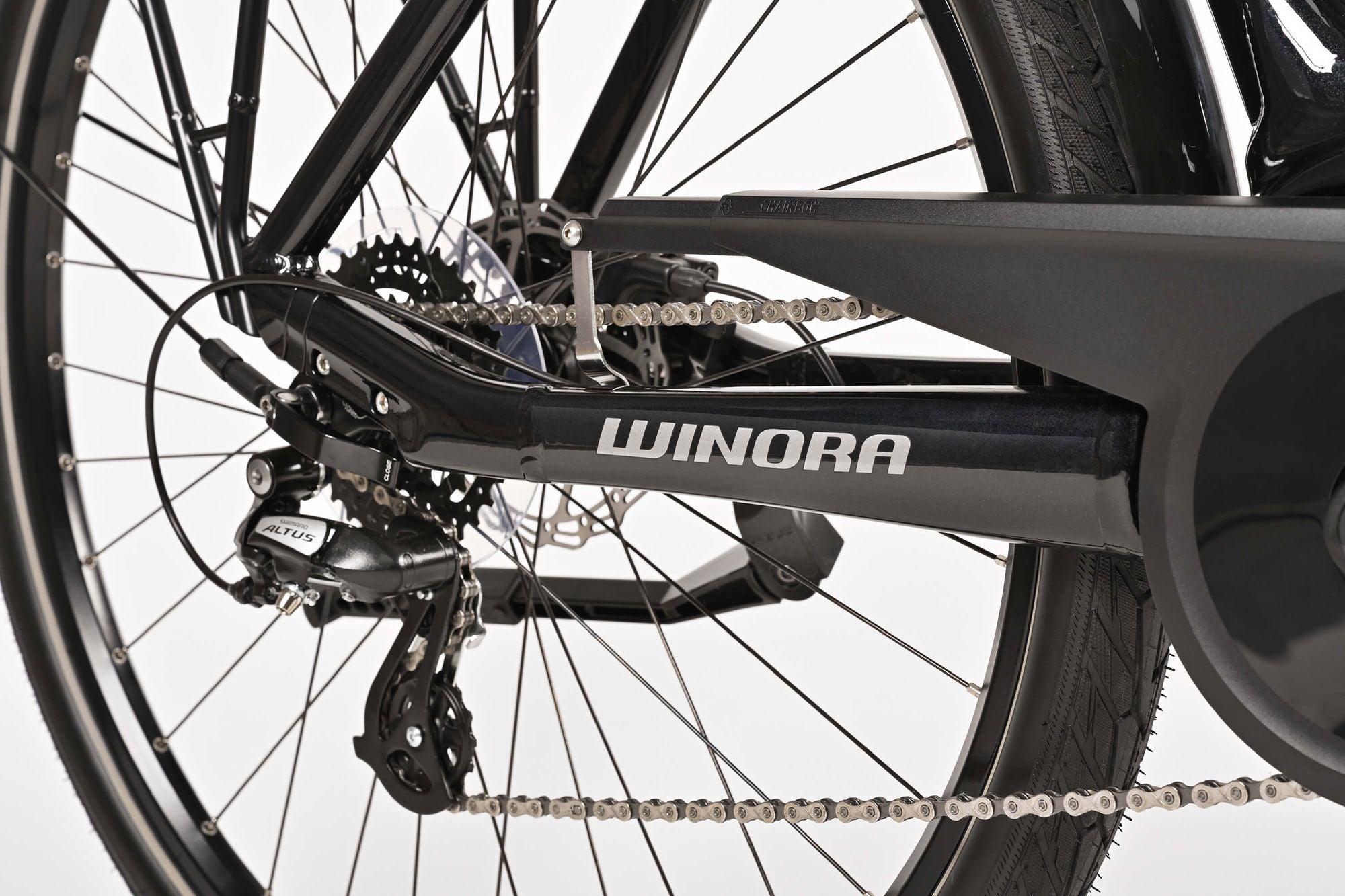 Winora Tria X7 Low bici elettrica telaio city nero 500Wh