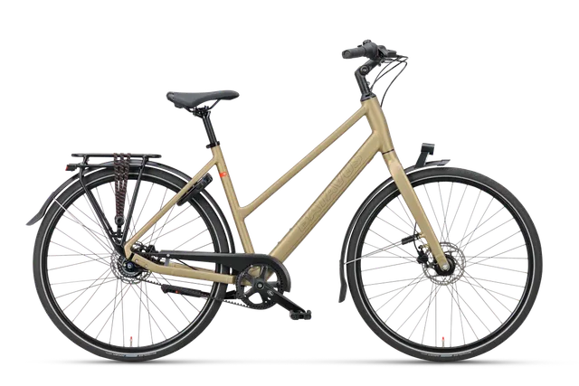 Batavus Senz Active Exclusive city bike telaio alto M oro cinghia