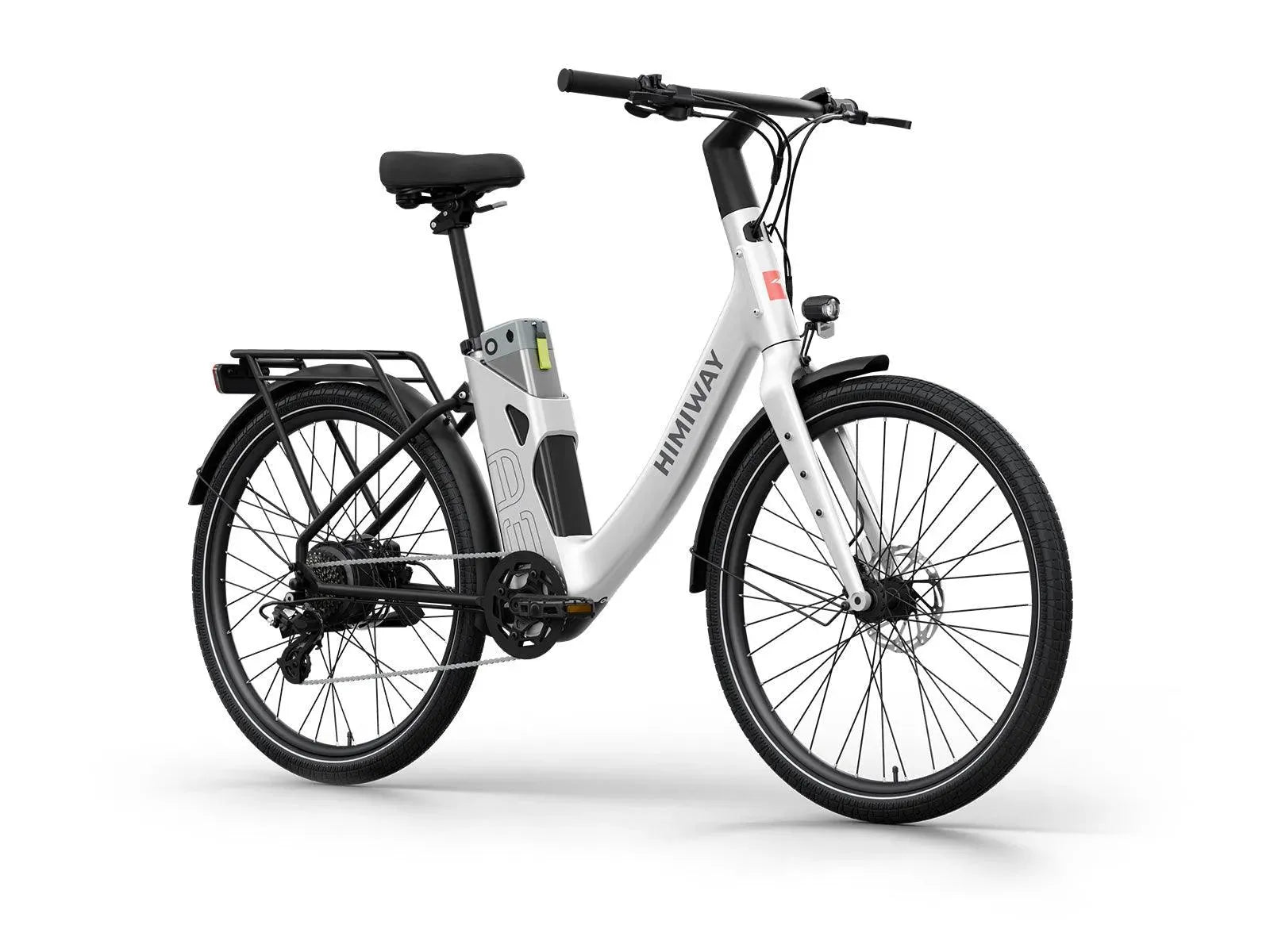 Himiway A3 bici elettrica city bianca 500W autonomia 112 km